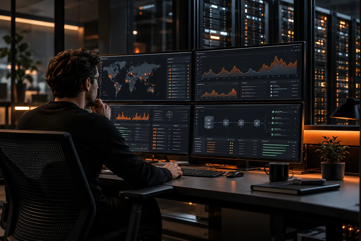 Production deployment and web application performance monitoring